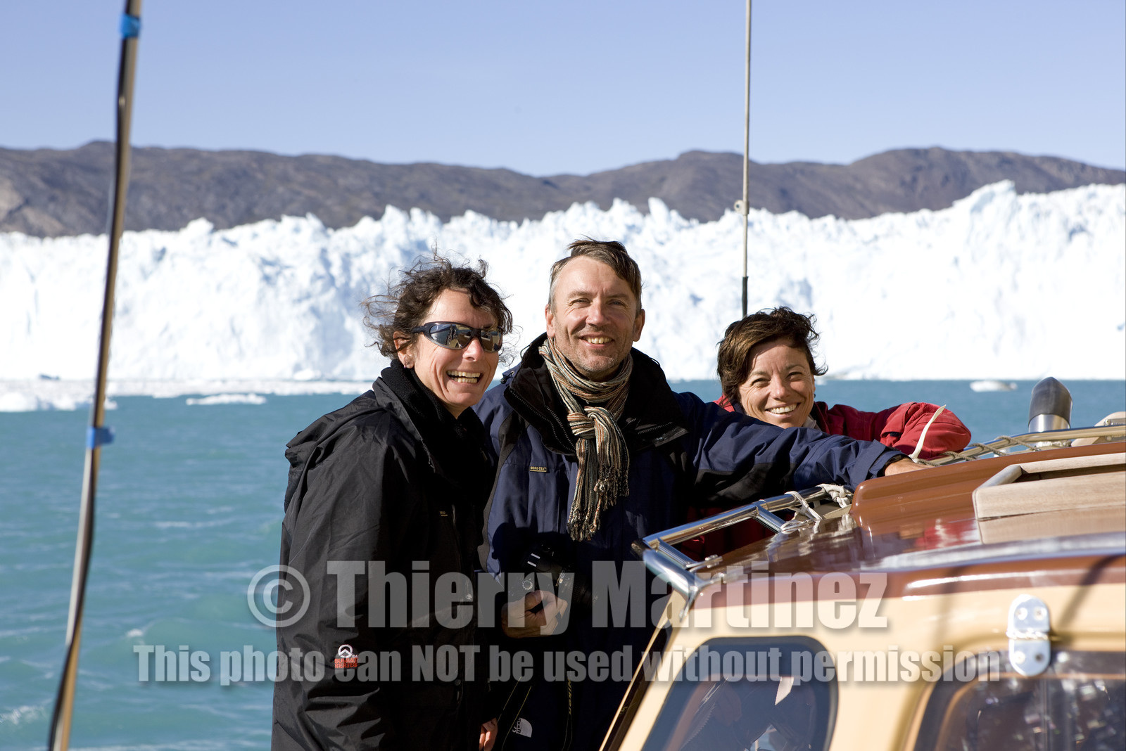 Schooner LA LOUISE sailing on west coast of Greenland.