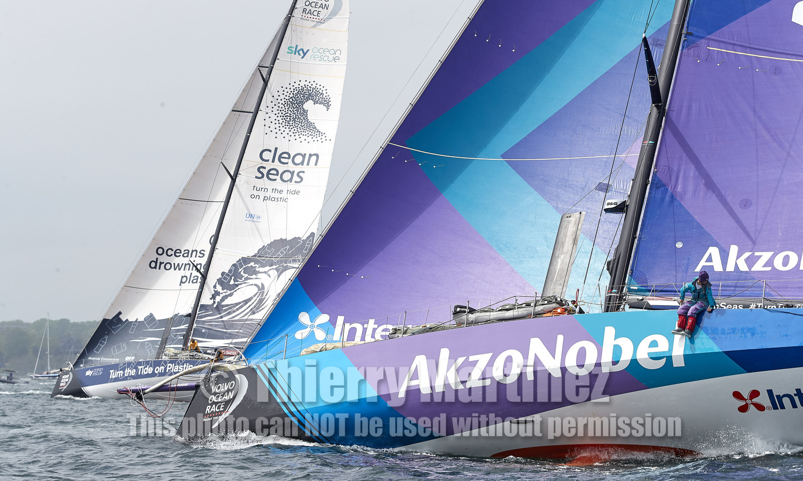 team AkzoNobel  in Volvo Ocean Race 2017-18.