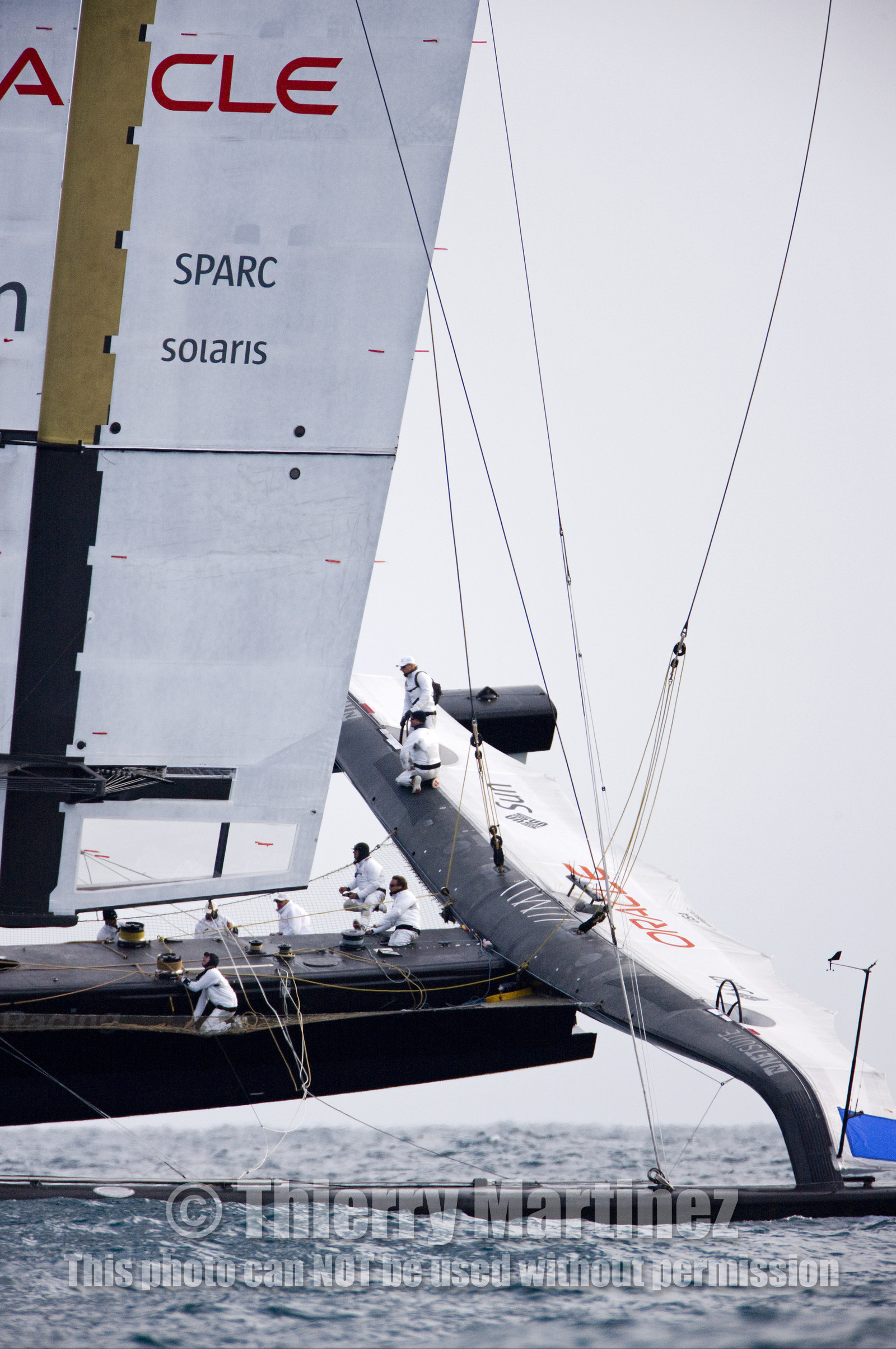 33rd  AMERICA'S CUP Valencia Spain, February 2010 - Defender:  ALINGHI (ALINGHI 5) vs Challenger : BMW Oracle Racing (USA 17)