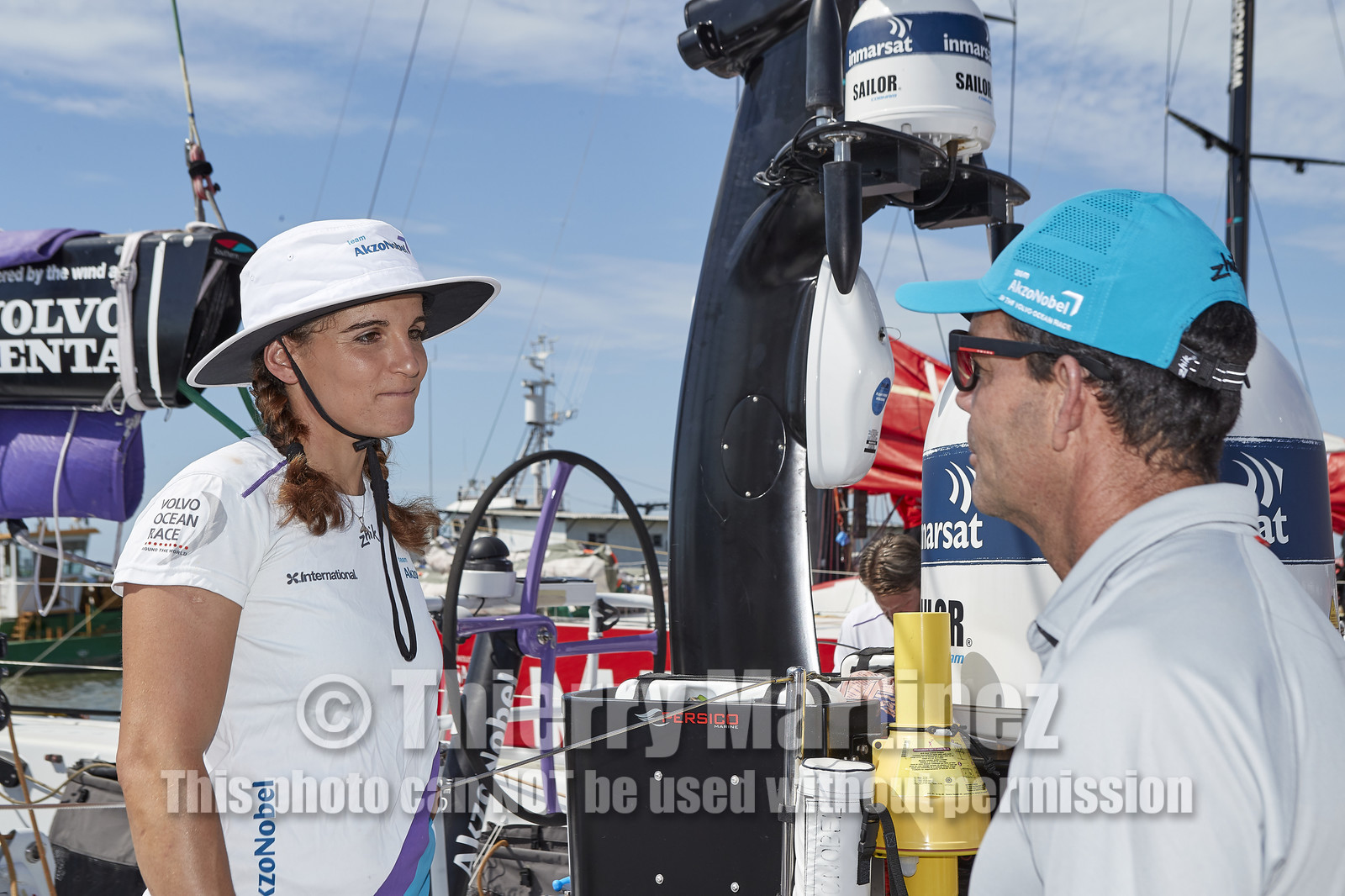 team AkzoNobel  in Volvo Ocean Race 2017-18.