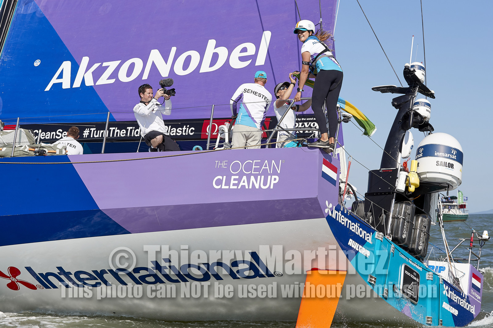team AkzoNobel  in Volvo Ocean Race 2017-18.