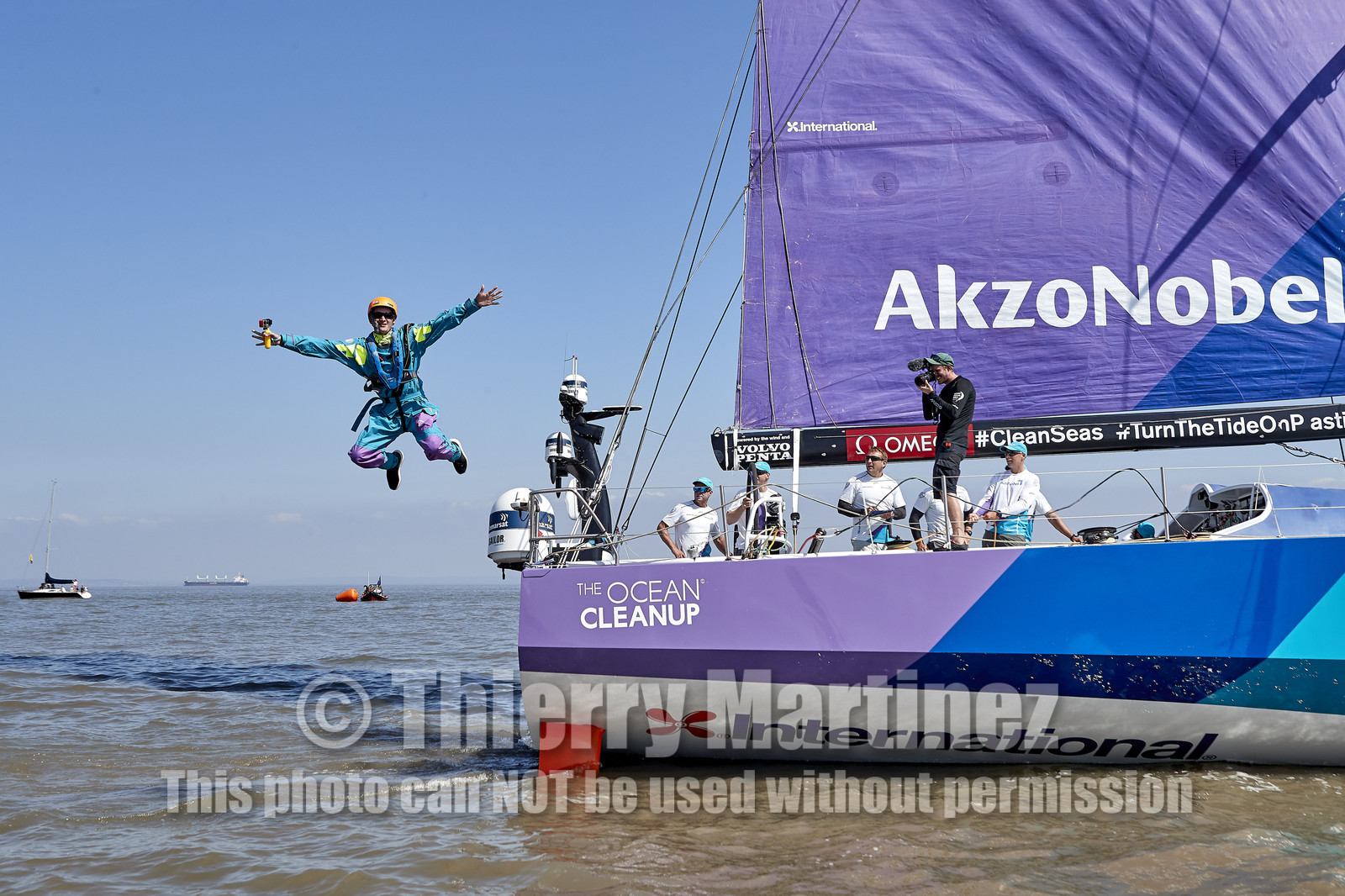 team AkzoNobel  in Volvo Ocean Race 2017-18.