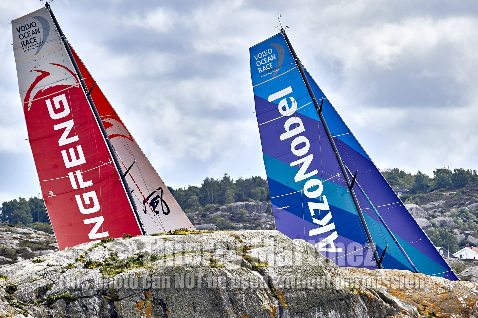 team AkzoNobel  in Volvo Ocean Race 2017-18.