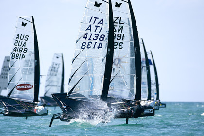 2015 McDougall + McConaghy Moth Worlds. Sorrento - VIC AUSTRALIA  . 6 16 January 2015. Organize by Sorrento Sailing Couta Boat Club.