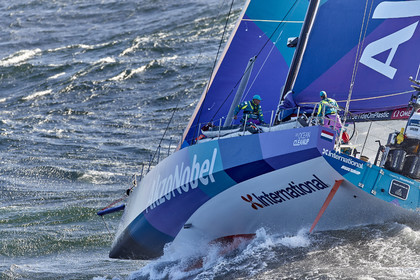 team AkzoNobel  in Volvo Ocean Race 2017-18.