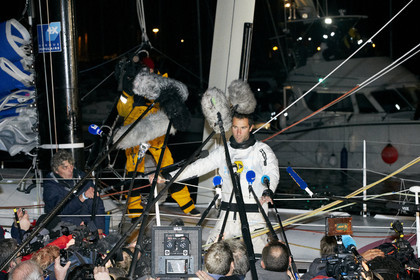 2012 13 VENDEE GLOBE. Armel Le Cleac'h (FRA) BANQUE POPULAIRE 2nd .