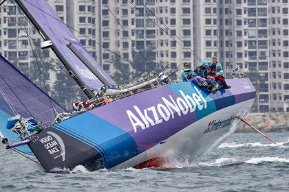 team AkzoNobel  in Volvo Ocean Race 2017-18.
