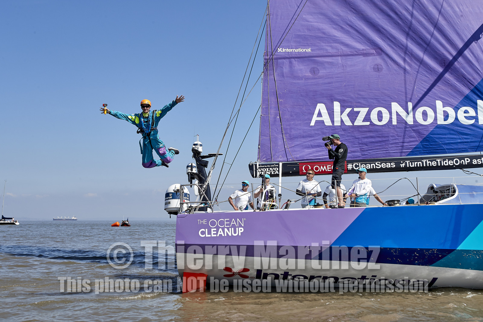 team AkzoNobel  in Volvo Ocean Race 2017-18.
