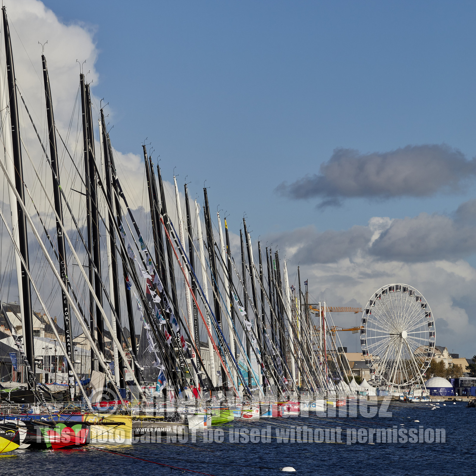 22_36914   © Thierry Martinez.ST MALO, FRANCE. 3 Novembre  2022ROUTE DU RHUM 2022.Flotte des 38 IMOCA.