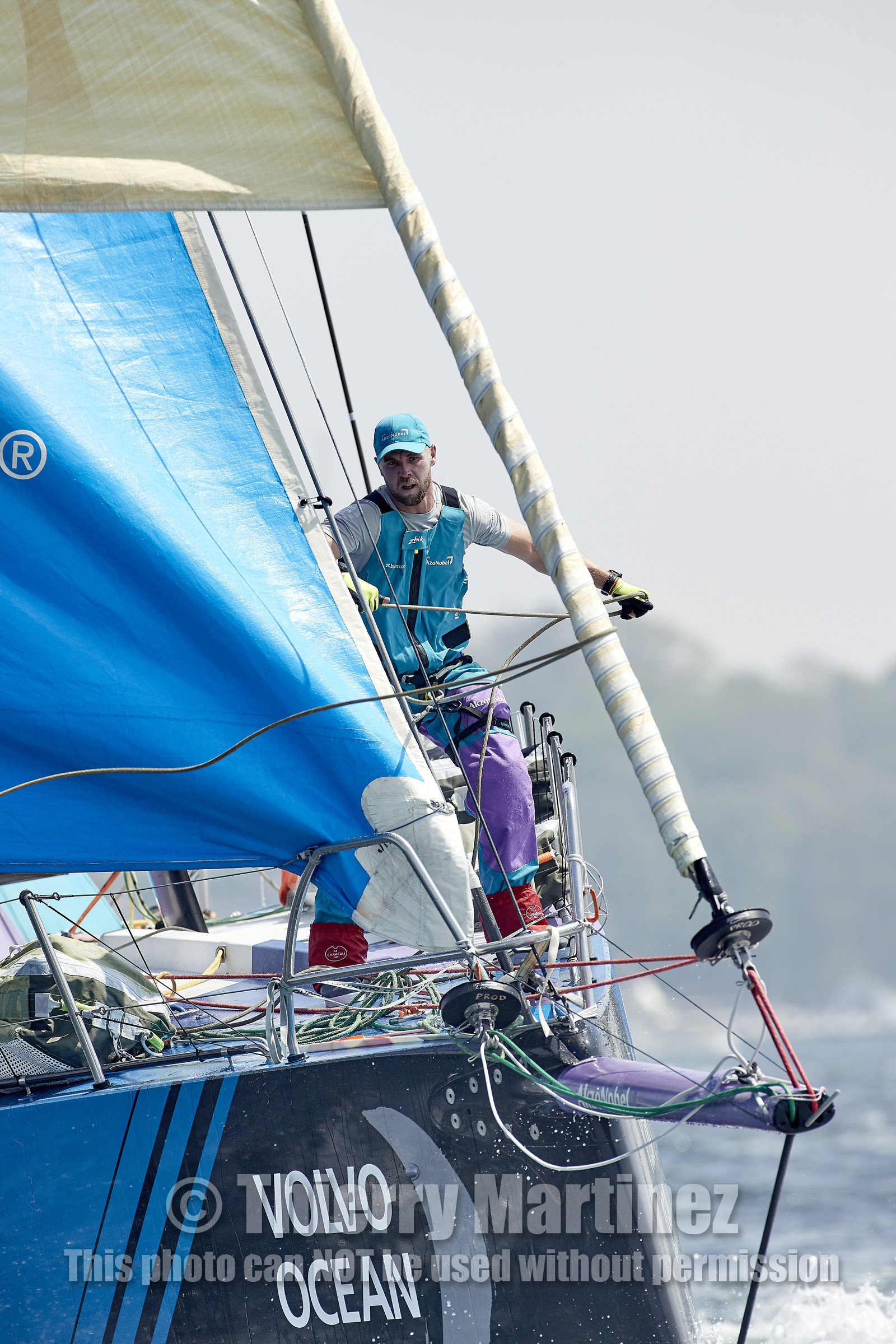 team AkzoNobel  in Volvo Ocean Race 2017-18.