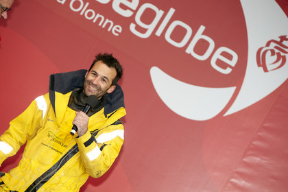 2012 13 VENDEE GLOBE ; Alessandro di Benedetto (FRA ITA) TEAM PLASTIQUE