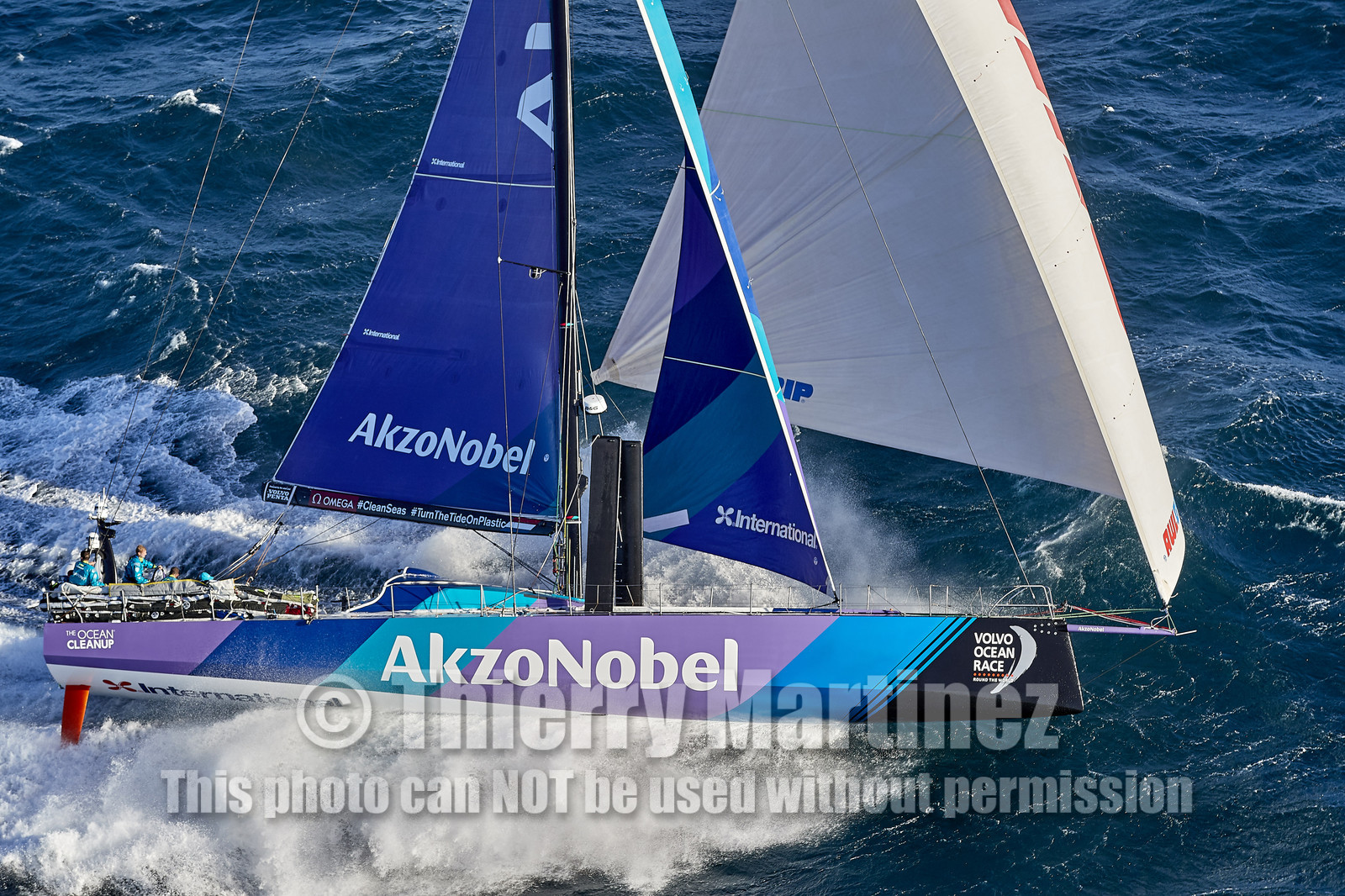 team AkzoNobel  in Volvo Ocean Race 2017-18.