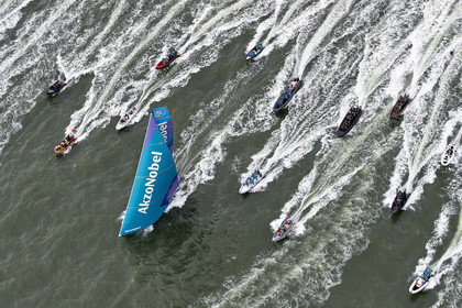 team AkzoNobel  in Volvo Ocean Race 2017-18.