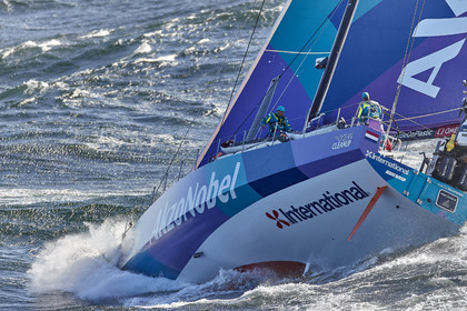 team AkzoNobel  in Volvo Ocean Race 2017-18.