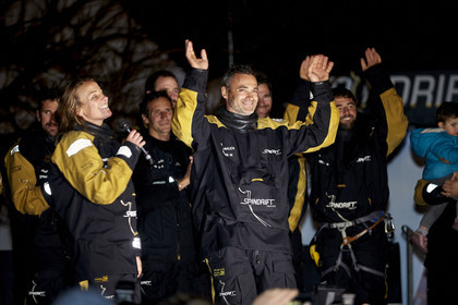 MAXI  SPINDRIFT 2 Jules Verne trophy  2015 2016 attempt.