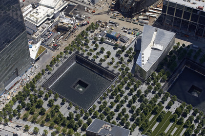 Aerial view of New York City (USA).