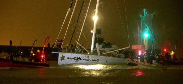 2012 13 VENDEE GLOBE.Bertrand de Broc (FRA) VNAM, aver EDM Projets