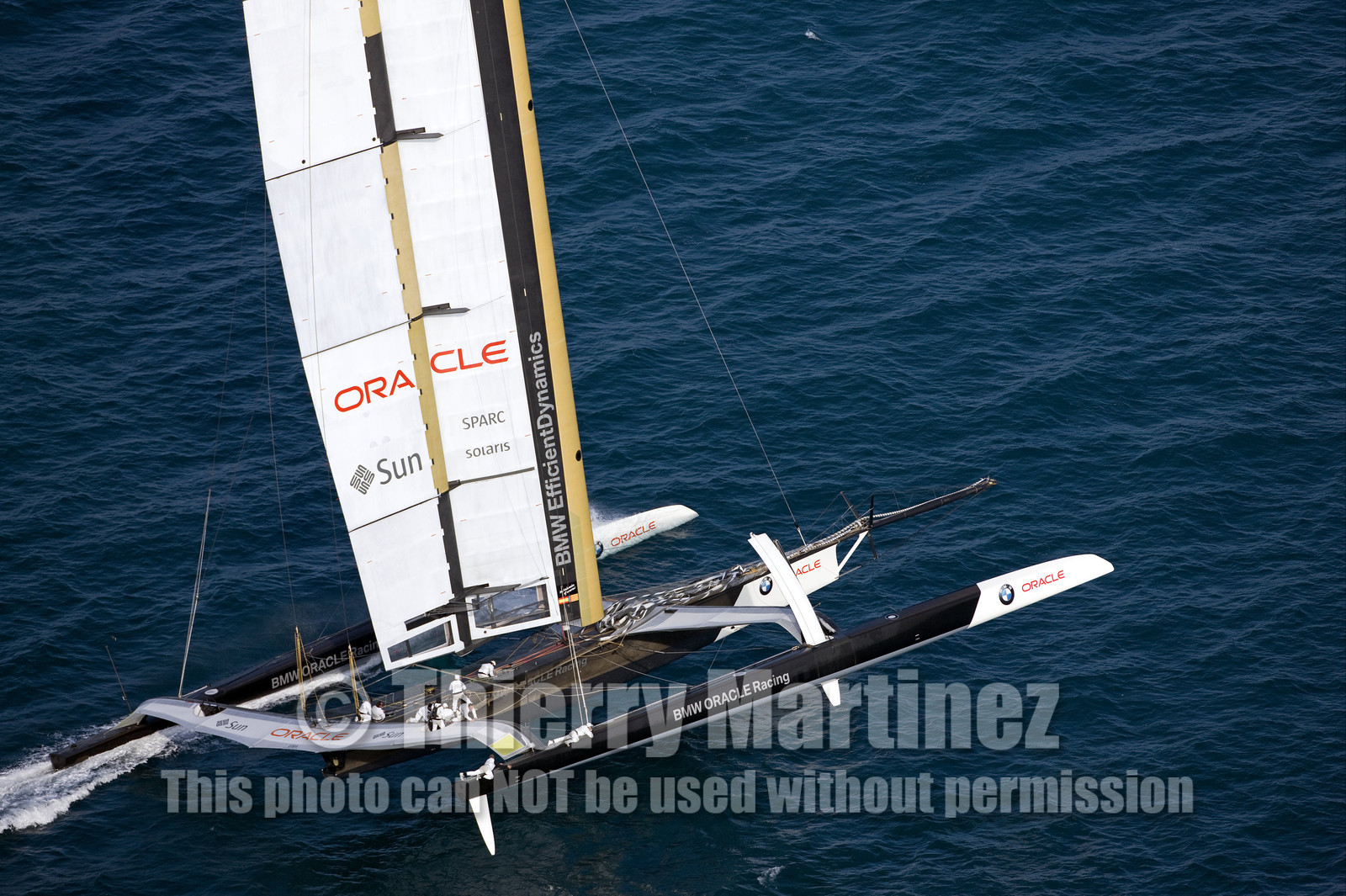 33rd  AMERICA'S CUP Valencia Spain, February 2010 - Defender:  ALINGHI (ALINGHI 5) vs Challenger : BMW Oracle Racing (USA 17)