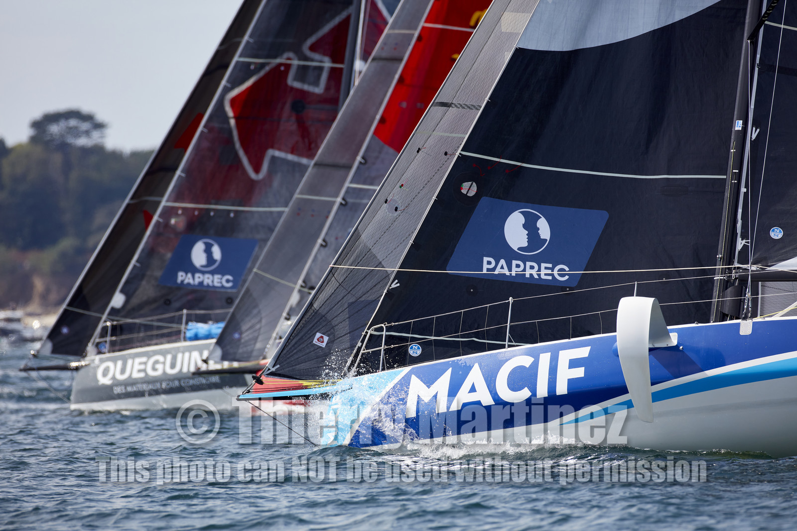 22_32939   © Thierry Martinez.PORT LA FORET, FRANCE. 28 Aout  2022.53éme édition de la Solitaire du Figaro.Départ de la 2éme étape , Port La Forêt   Royan (635NM).