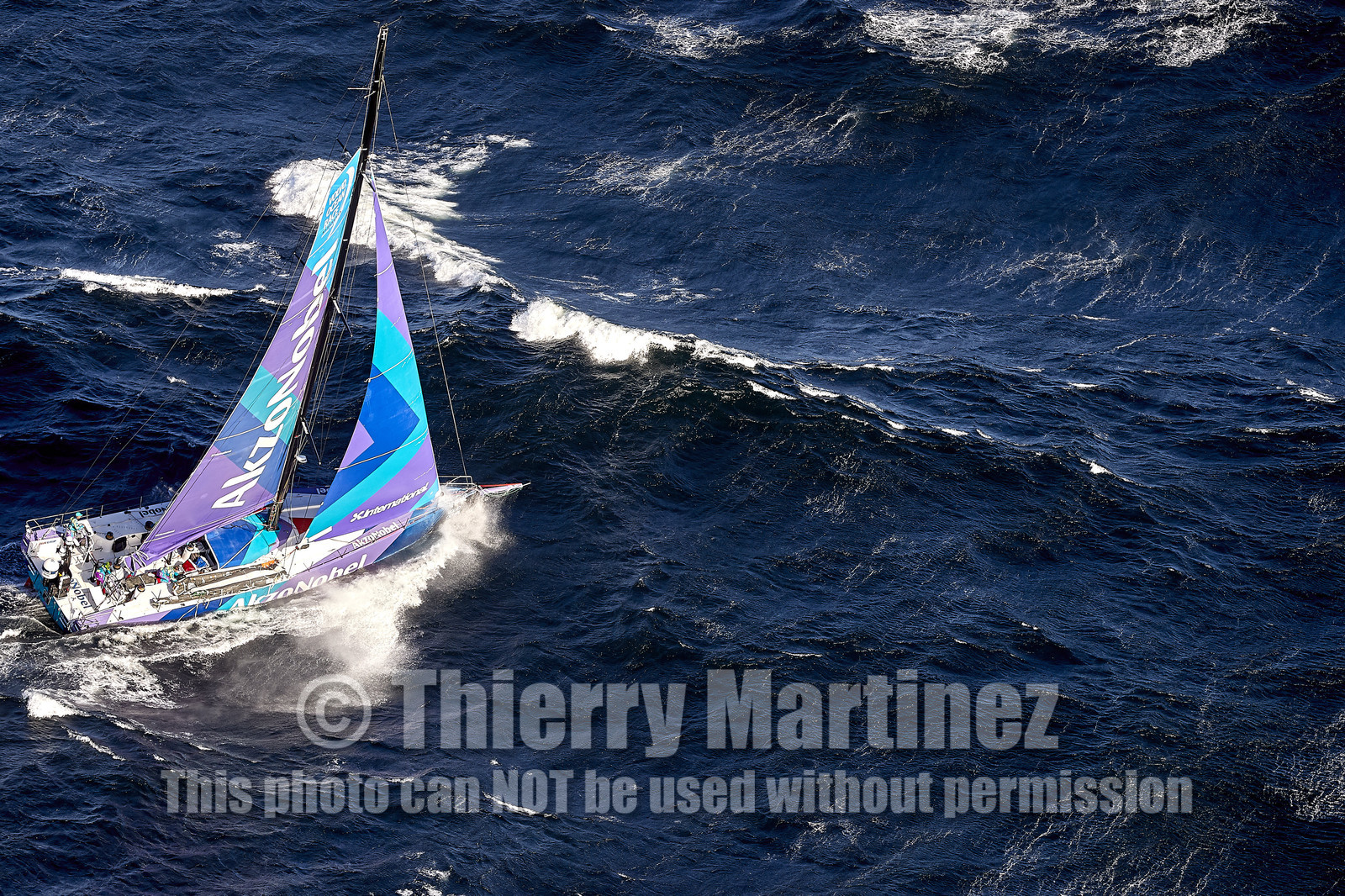 team AkzoNobel  in Volvo Ocean Race 2017-18.