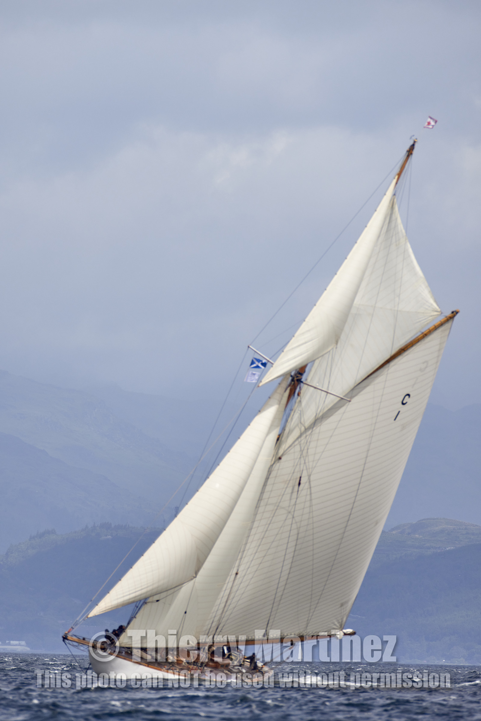 22_17006   © Thierry Martinez.FAIRLIE,SCOTLAND - UK 12th June 20222022 RICHARD MILLE FIFE REGATTA.Day 2 : LARGS to ROTHESAY