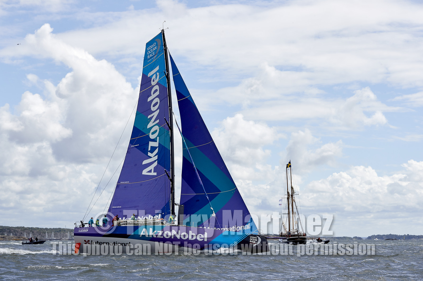 team AkzoNobel  in Volvo Ocean Race 2017-18.