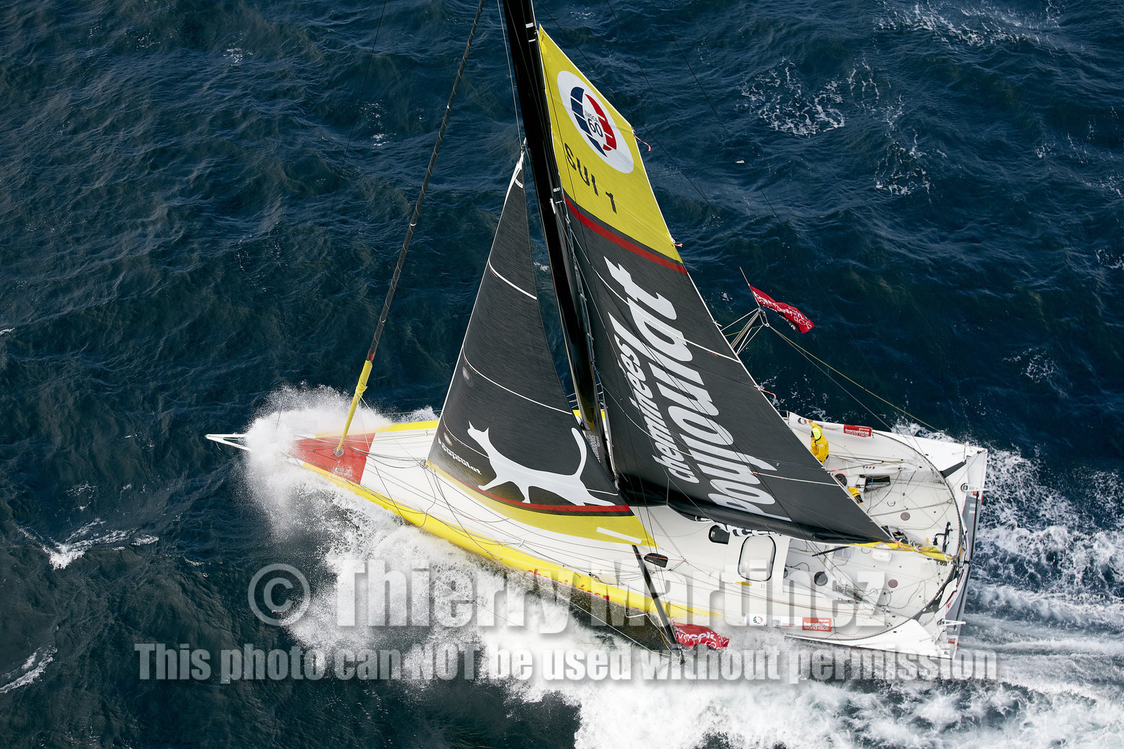 2014 BARCELONA WORLD RACE. Bernard Stamm (SUI) & Jean Le Cam (FRA) on CHEMINEES POUJOULAT