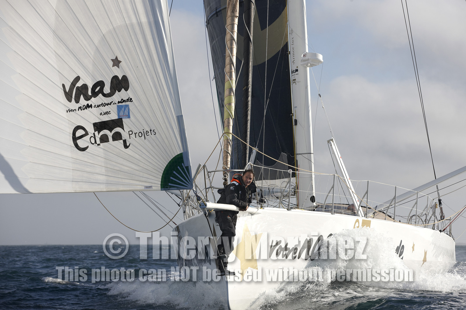 VOTRE NOM AUTOUR DU MONDE , skipper Bertrand de Broc (FRA)