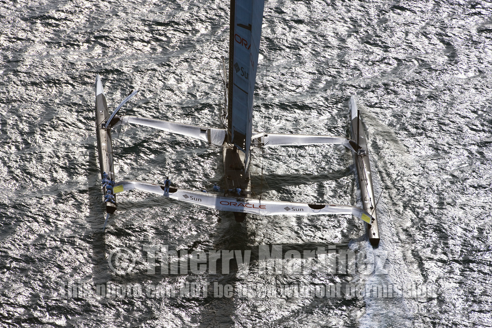 33rd  AMERICA'S CUP Valencia Spain, February 2010 - Defender:  ALINGHI (ALINGHI 5) vs Challenger : BMW Oracle Racing (USA 17)