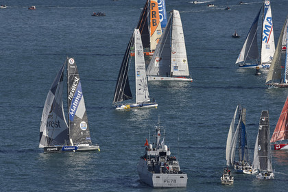 Départ Transat Jacques Vabre 2015.