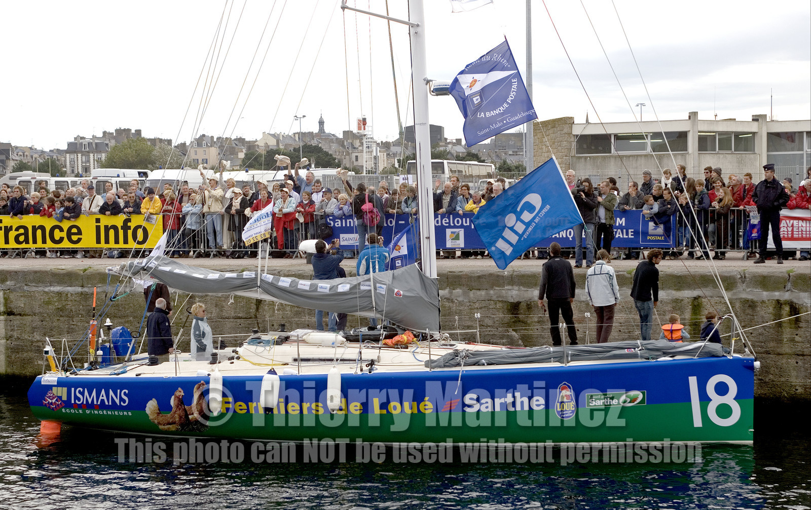 ROUTE DU RHUM Start in St Malo.Oct  2006