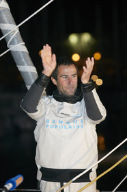 2012 13 VENDEE GLOBE. Armel Le Cleac'h (FRA) BANQUE POPULAIRE 2nd .