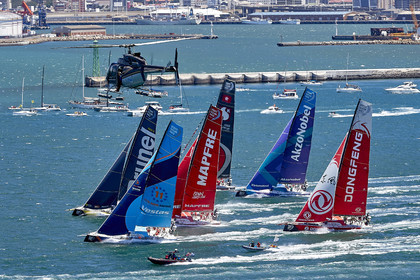 team AkzoNobel  in Volvo Ocean Race 2017-18.