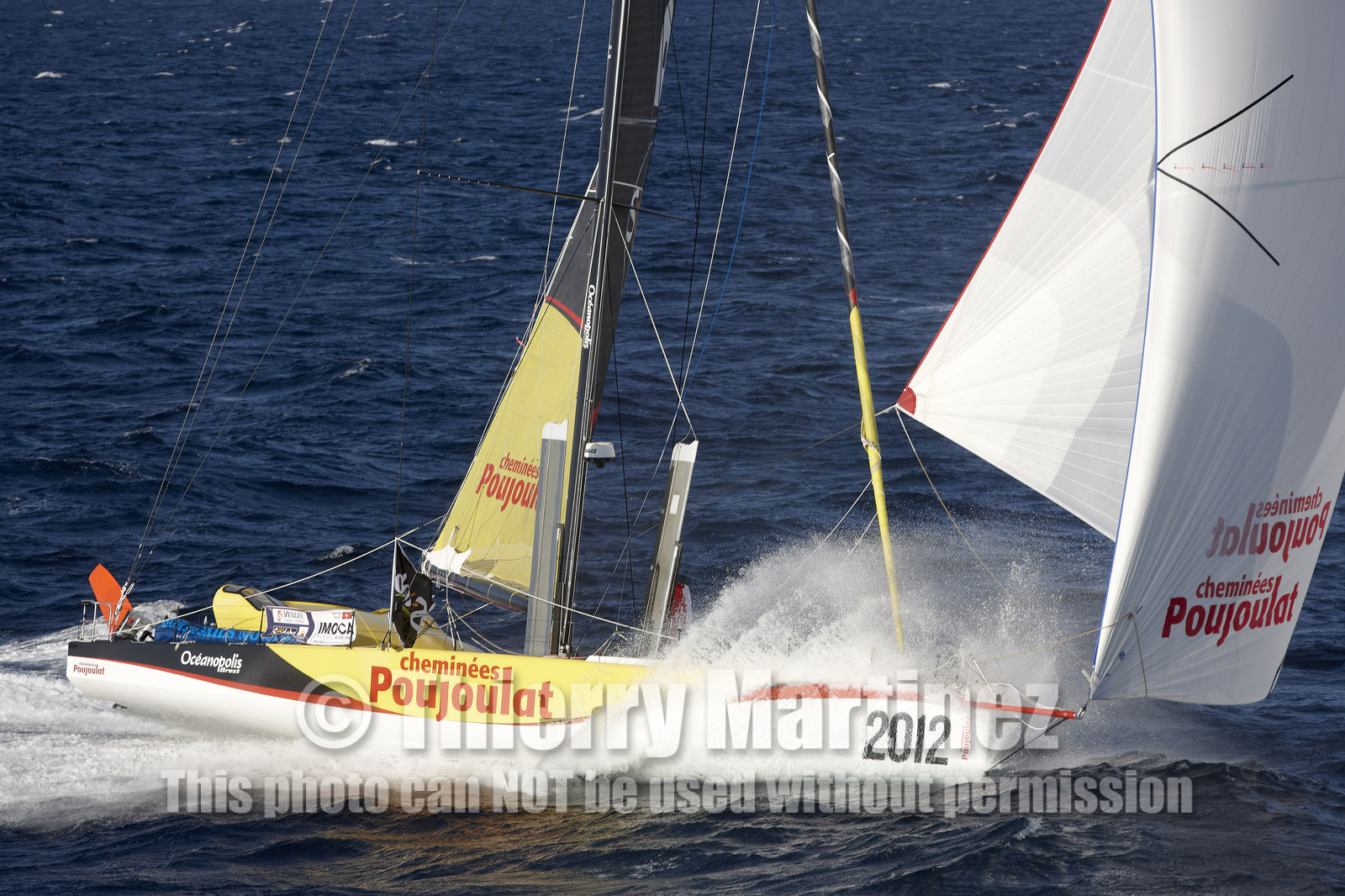 12_20548 CHEMINEES POUJOULAT ( IMOCA 60') , Skipper Bernard Stamm (SUI)