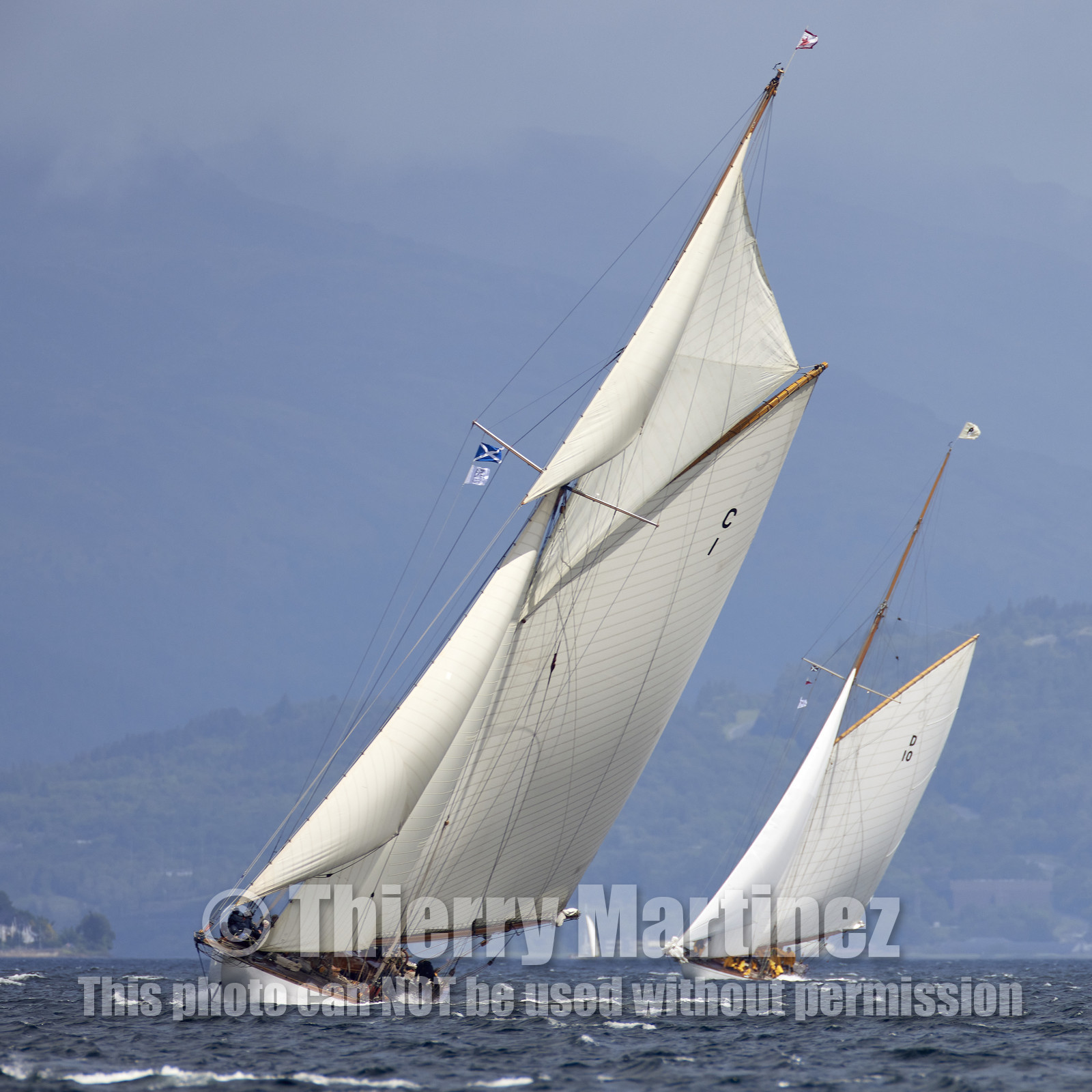 22_17006   © Thierry Martinez.FAIRLIE,SCOTLAND - UK 12th June 20222022 RICHARD MILLE FIFE REGATTA.Day 2 : LARGS to ROTHESAY