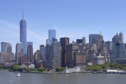 Aerial view of New York City (USA).