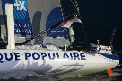 2012 13 VENDEE GLOBE. Armel Le Cleac'h (FRA) BANQUE POPULAIRE 2nd .