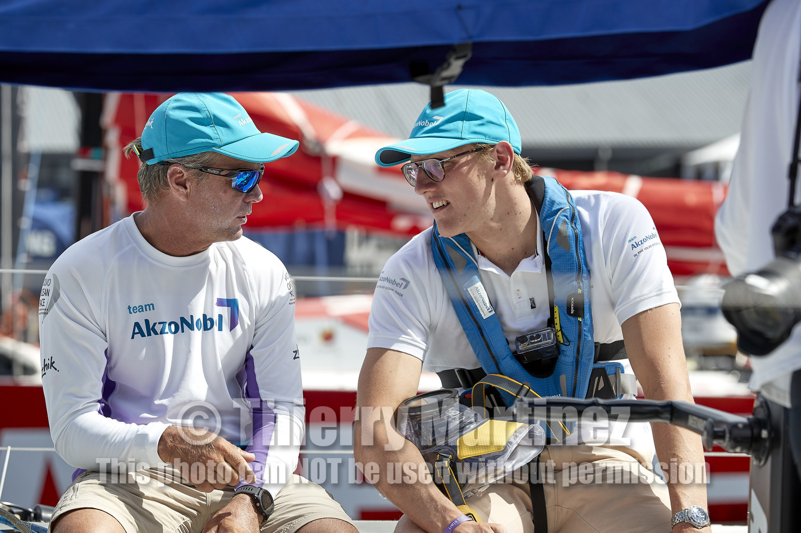 team AkzoNobel  in Volvo Ocean Race 2017-18.