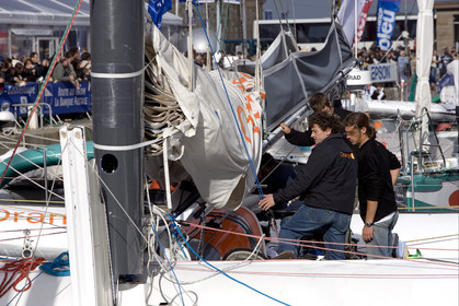 ROUTE DU RHUM Start in St Malo.Oct  2006