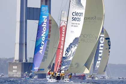 team AkzoNobel  in Volvo Ocean Race 2017-18.