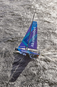 team AkzoNobel  in Volvo Ocean Race 2017-18.