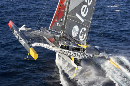 « ULTIM ACTUAL LEADER , Skipper Yves Le Blevec.