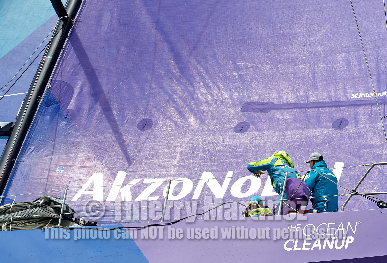 team AkzoNobel  in Volvo Ocean Race 2017-18.