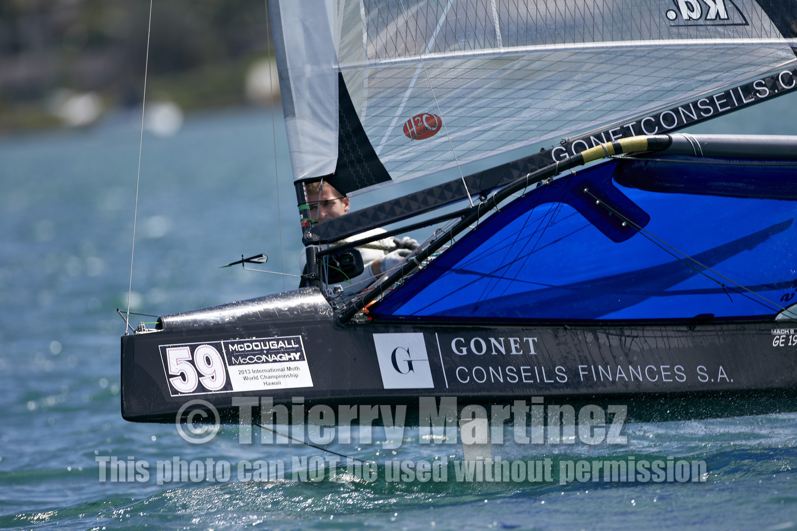 2013 US National International Moth - Kaneohe Bay - Hawaii -USA . 10-11 October 2013