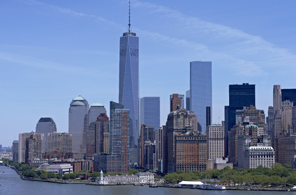 Aerial view of New York City (USA).