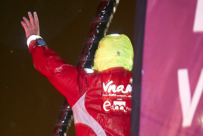 2012 13 VENDEE GLOBE.Bertrand de Broc (FRA) VNAM, aver EDM Projets