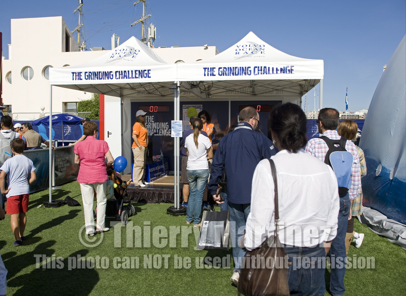 VOLVO OCEAN RACE - 2008 2009. IN-PORT RACE in Alicante-Spain.