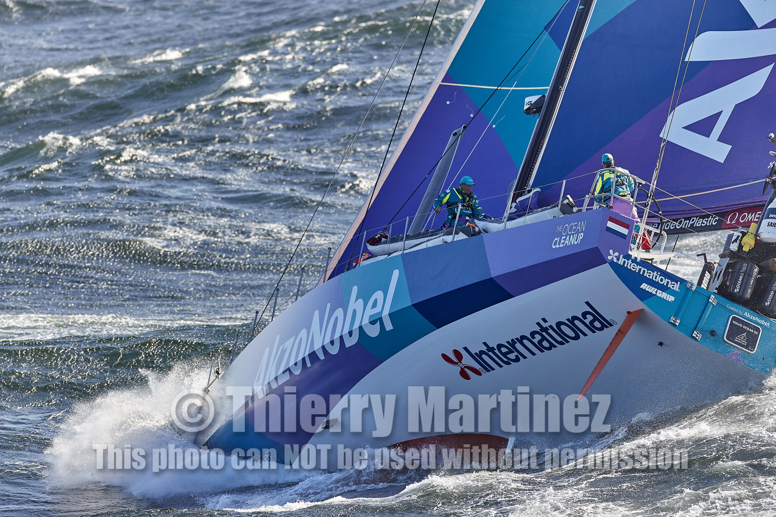 team AkzoNobel  in Volvo Ocean Race 2017-18.