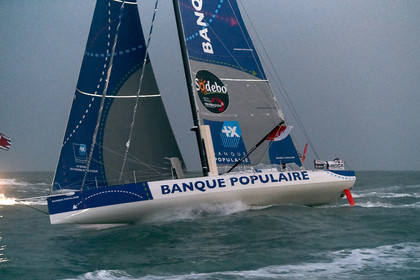 2012 13 VENDEE GLOBE. Armel Le Cleac'h (FRA) BANQUE POPULAIRE 2nd .