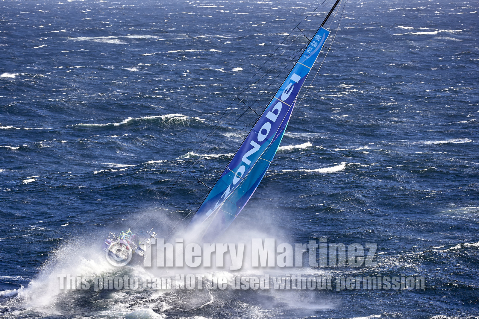 team AkzoNobel  in Volvo Ocean Race 2017-18.